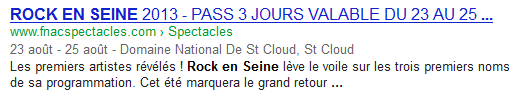 Rich Snippets Evenement - SEO - Anne Delauney
